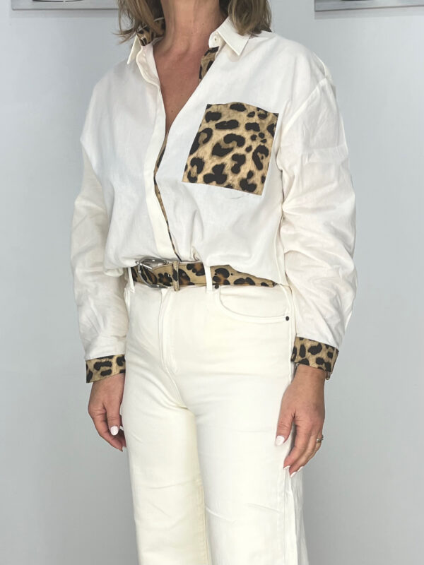 CAMISA BOLSILLO ANIMAL PRINT - Imagen 2