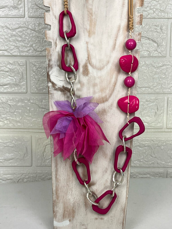 COLLAR FLOR SEDA - Imagen 2