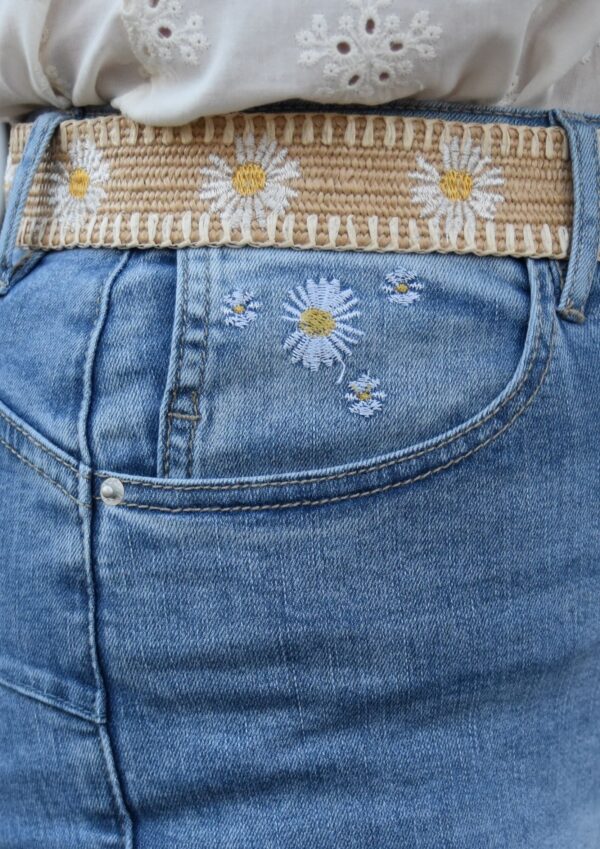 JEANS FLARE MARGARITAS - Imagen 3